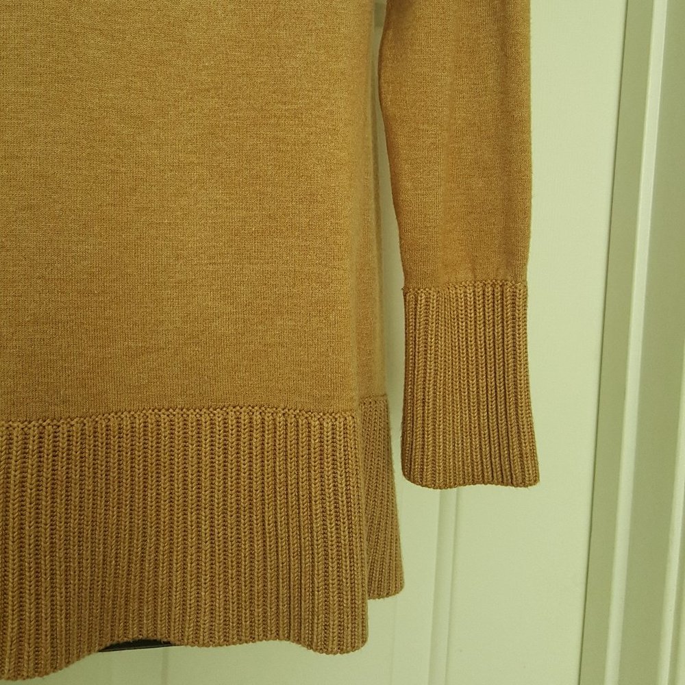Women's INC International Concepts  Ruffle Open Cardigan  Size S  Brown - Picture 5 of 6